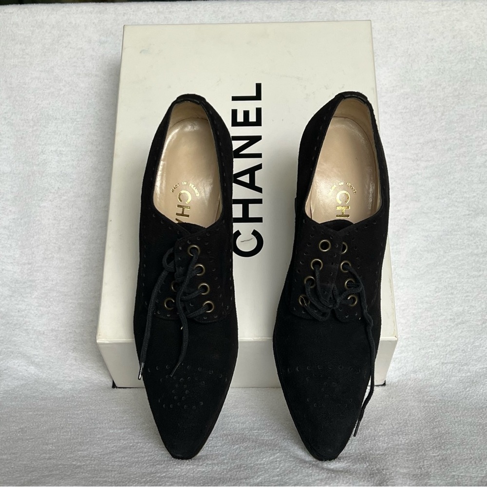 Chanel Suede Booties